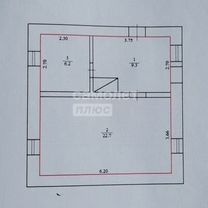 Дом 38,2 м² на участке 20 сот.