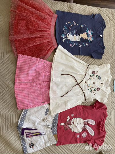 Вещи пакетом на девочку 110-116
