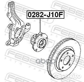 Ступица передняя в сборе nissan qashqai, juke 0