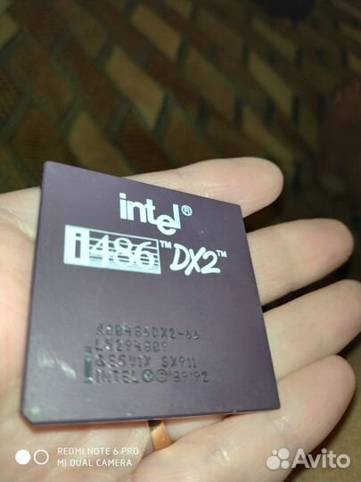 Процессор intel 486 d2 66 мгц керамика