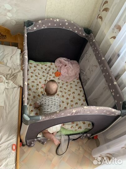 Манеж кровать