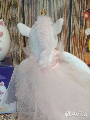 Игрушка мягкая единорог Бэль 35 см