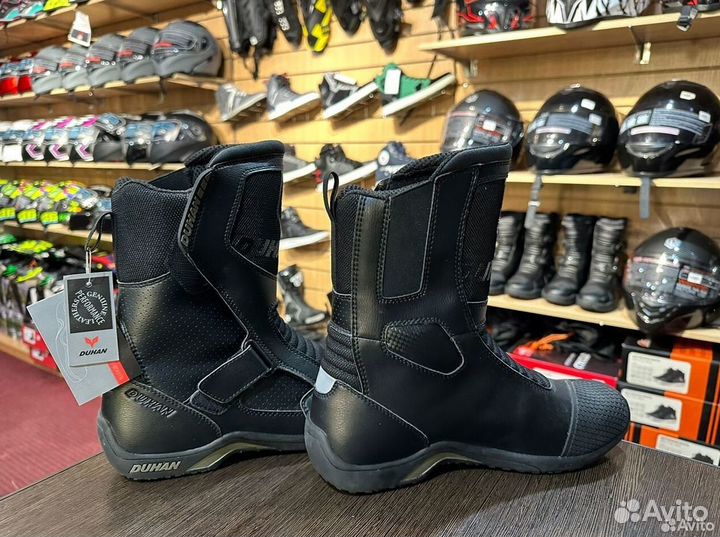 Мото боты высокие ботинки с защитой легкие на мото