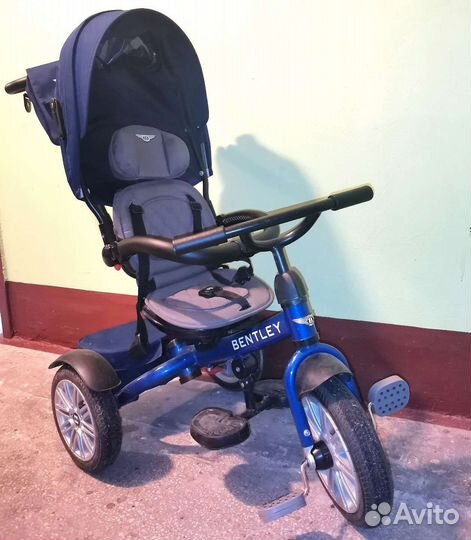 Трехколесный велосипед коляска bentley