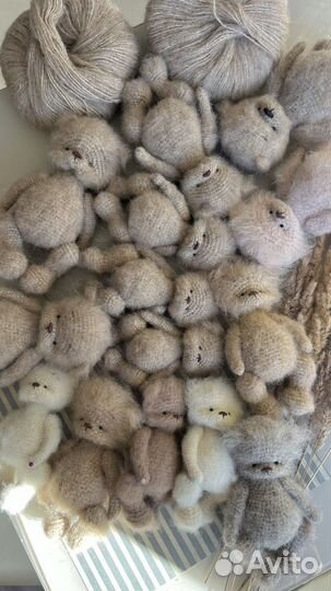 Мк Мишка в чепчике крючком