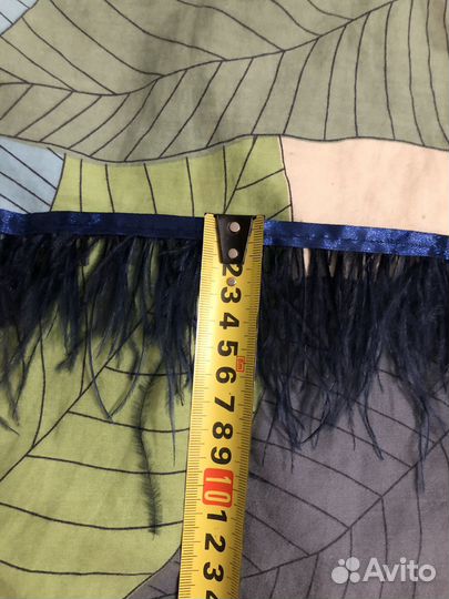 Перья страуса на ленте