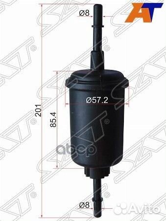 Фильтр топливный ford fiesta 02/mazda 2 03- st