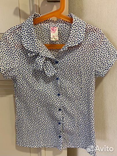 Рубашка на девочку 10 лет
