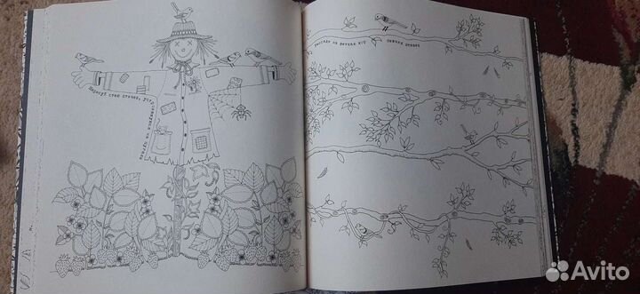 Раскраска Таинственный сад