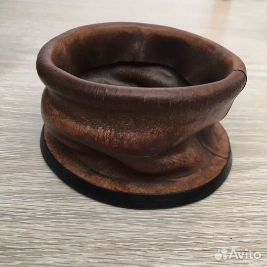 Италия. Kangaroo. Зажигалка, пепельница, кожа ручн