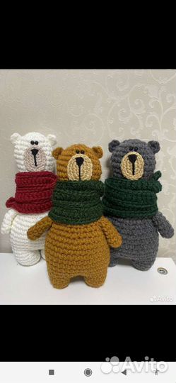 Вязаные игрушки ручной работы