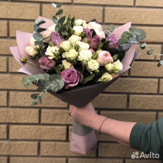 Цветы розы букет