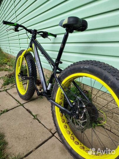 Горный велосипед фэтбайк black aqua 2421D