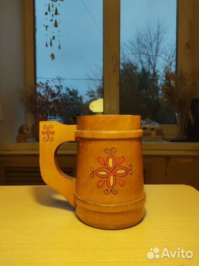 Пивная деревянная кружка СССР