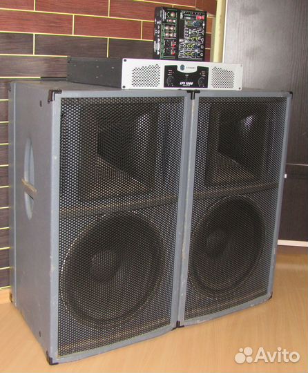 Колонки L.Audio 1200Вт Pro 2ш Усилок Микшер-FX99