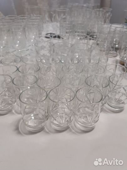 Рюмки, стопки с мельхиором. Хрусталь. Винтаж. СССР