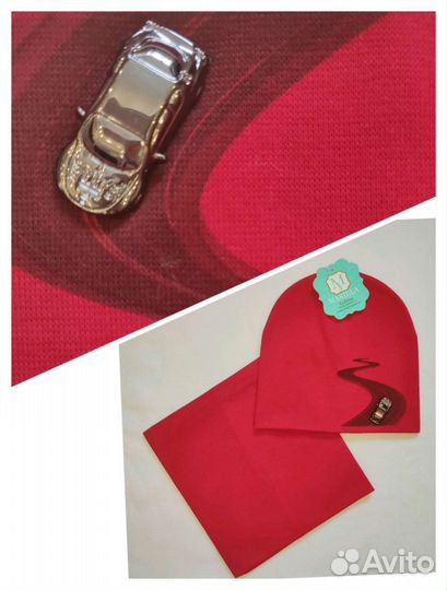 Комплект шапка и снуд для мальчика