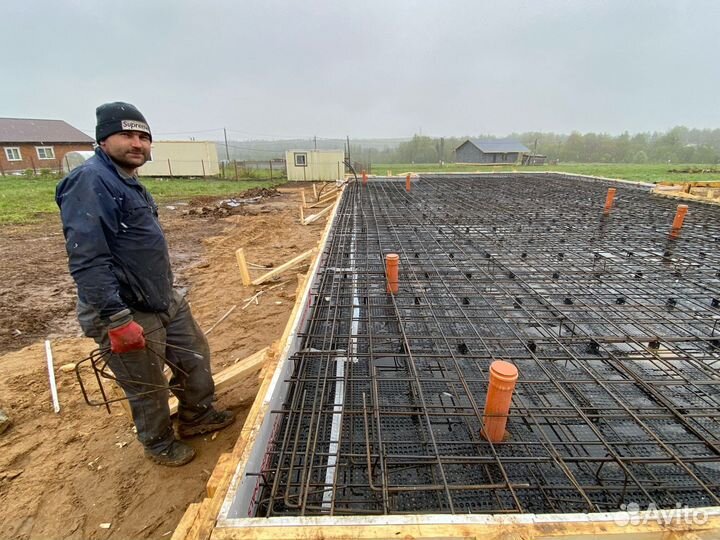 Фундамент плита под ключ