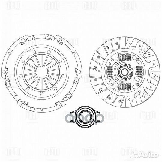 Сцепление в сборе Nissan Almera Classic (06) 1.6i