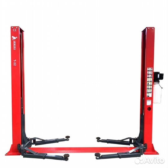 Подъёмник двухстоечный в комплекте с прессом