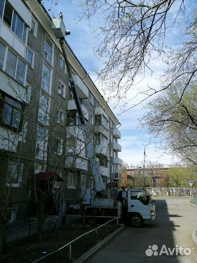 Услуги автовышки 16 метров с лебеткой