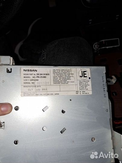 CD-Чейнджер Nissan Teana J31