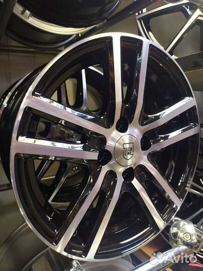 Диски R15 4x100 et40 d60,1 Tech Line 529 BD Новые