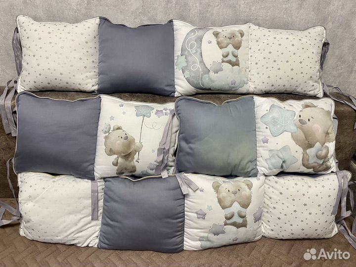 Бортики в детскую кроватку