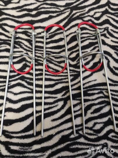 Подставка для удочки складная 29 см, металлическая