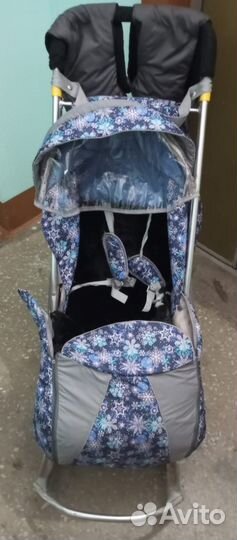 Коляска санки