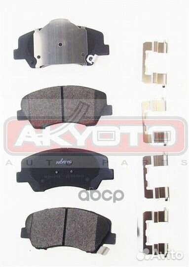 Колодки тормозные дисковые AKD-12118 akyoto