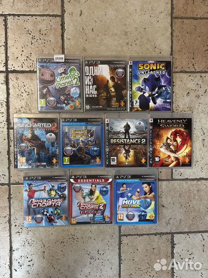 Лицензионные диски с играми на PS3