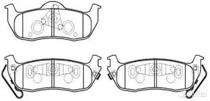 HSB HP5208 Колодки тормозные дисковые