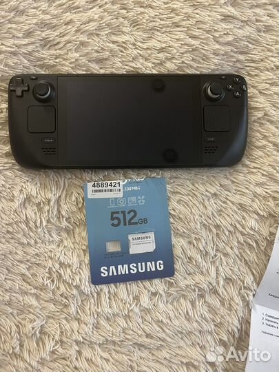 Valve steam Deck 64 gb + Samsung 512 GB