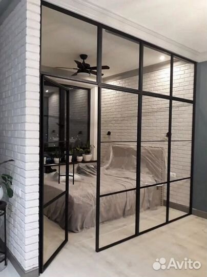 Стеклянные перегородки