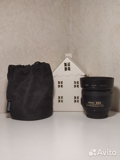 Объектив Nikon 35mm 1.8G DX