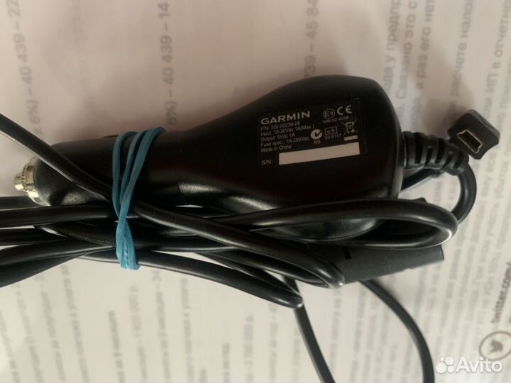 Зарядные устройства, garmin, блок питание