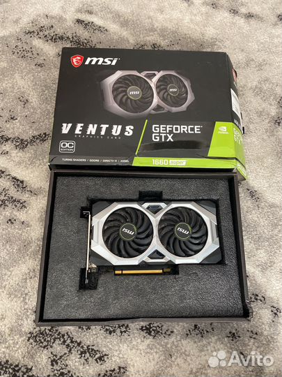 Видеокарта gtx 1660 super 6gb msi
