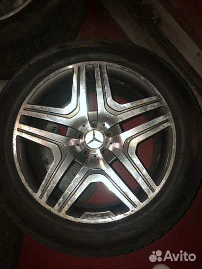 Зимние шины nokian + диски mercedes amg r20