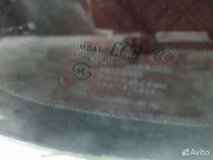 Стекло заднее Шевроле Авео Т250