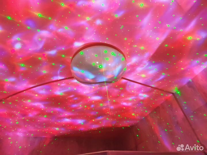 Проектор Звёздного неба Блютуз стерео колонка 8вт