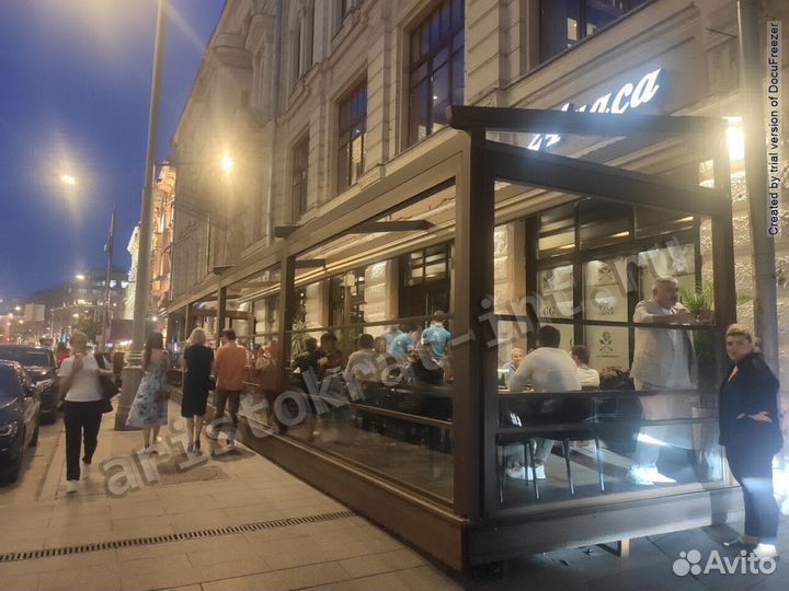 Перголы,маркизы,навесы,биоклиматика для ресторанов