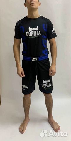 Комплект(футболка и шорты) Gorilla-eagle FC Blue