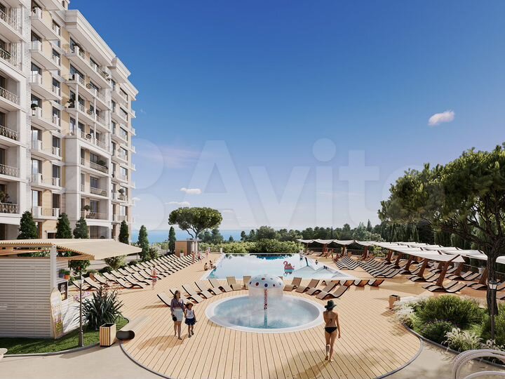 Апартаменты-студия, 86,7 м², 1/8 эт.