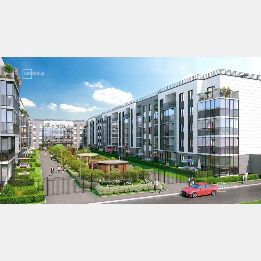 1-к. квартира, 34,8 м², 4/5 эт.