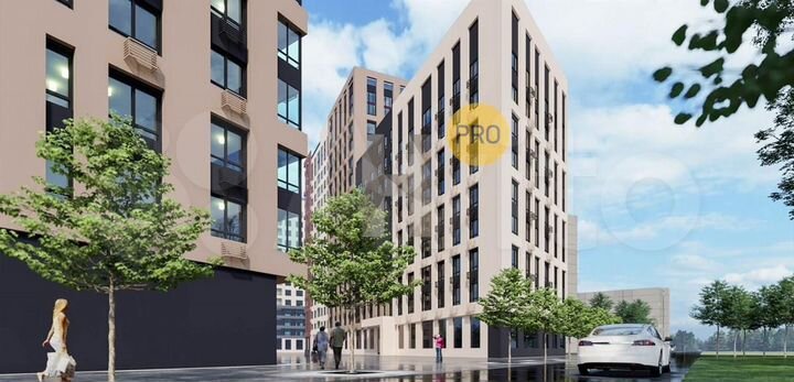 Квартира-студия, 24,3 м², 3/15 эт.