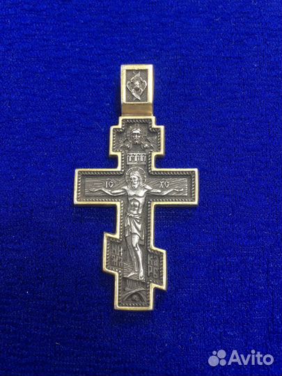 Крест серебряный 925 пробы