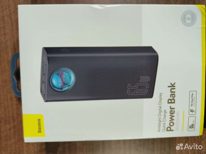 Baseus Power Bank 30000 мАч 65 Вт