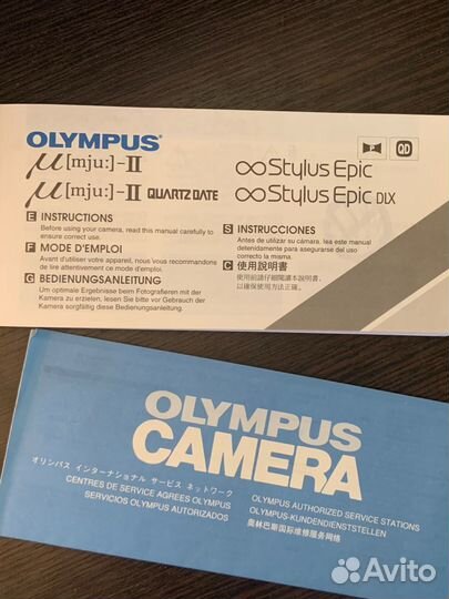 Пленочный фотоаппарат olympus mju ii zoom 80