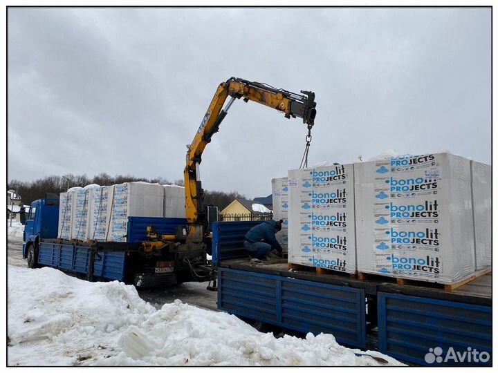 Газобетонные блоки 600x300x200